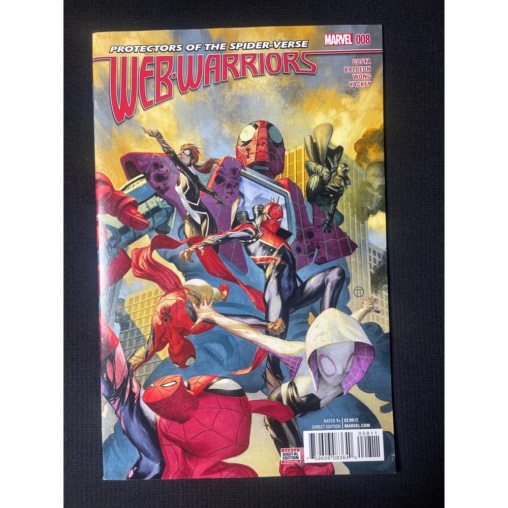 Web Warriors Protectors of the Spider Verse 8โ Marvel Comic Book 2015